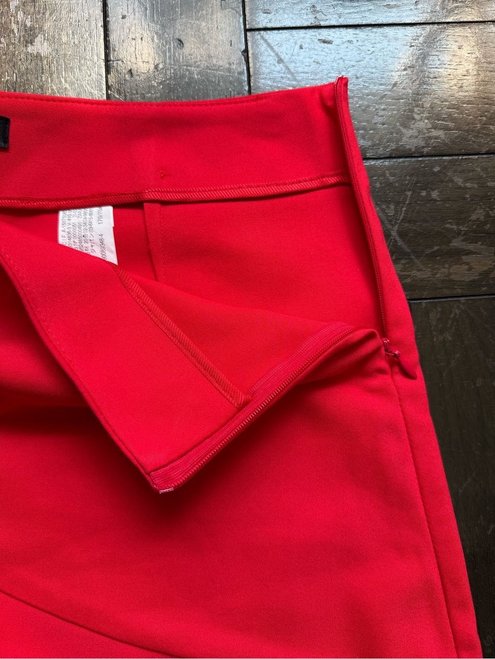 Zara Bright Red Ruffle Skort - Picture 4 of 5